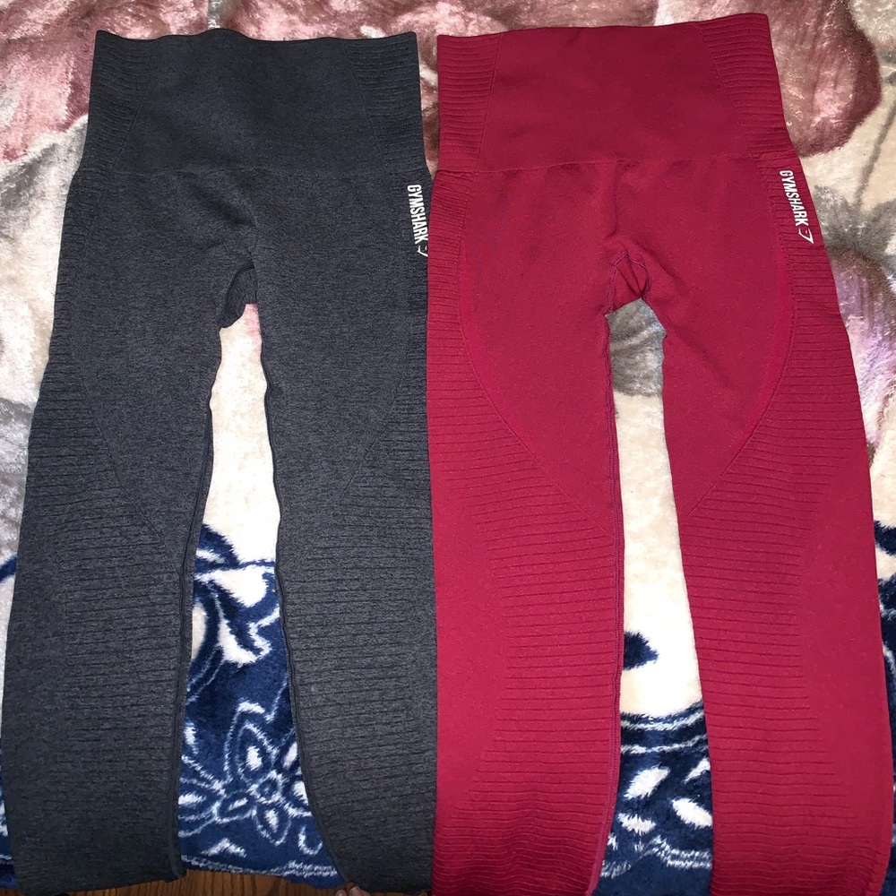 Grey Gymshark Seamless Leggings
